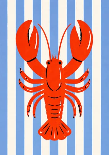 Lobster print